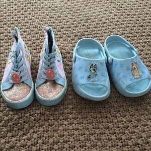 Bluey Kids Shoes Set - Blue and Pink